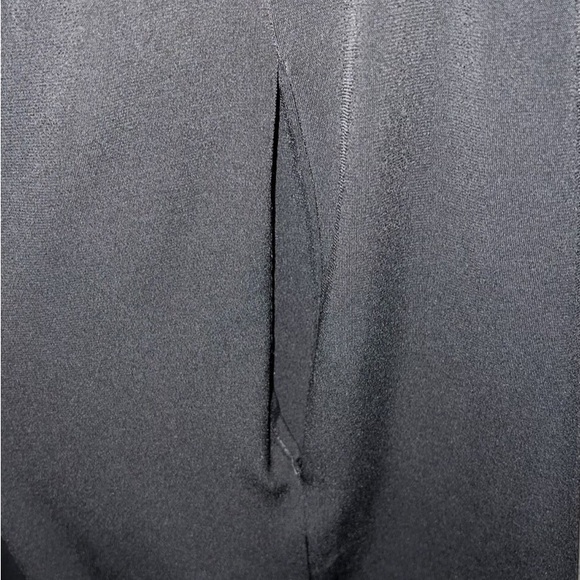 White House Black Market Sz 6 Jumpsuit Black Sleeveless Slinky Formal Wear - Picture 7 of 8